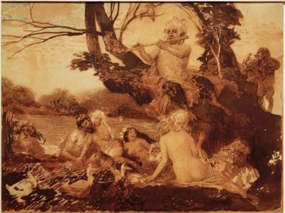 Nymphs and Satyrs by Arnold Böcklin